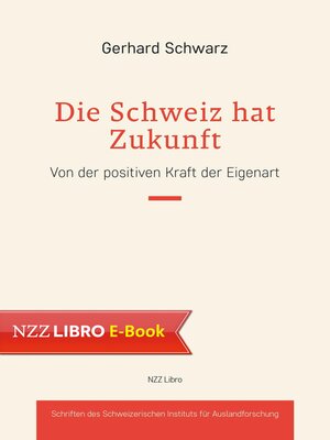 cover image of Die Schweiz hat Zukunft